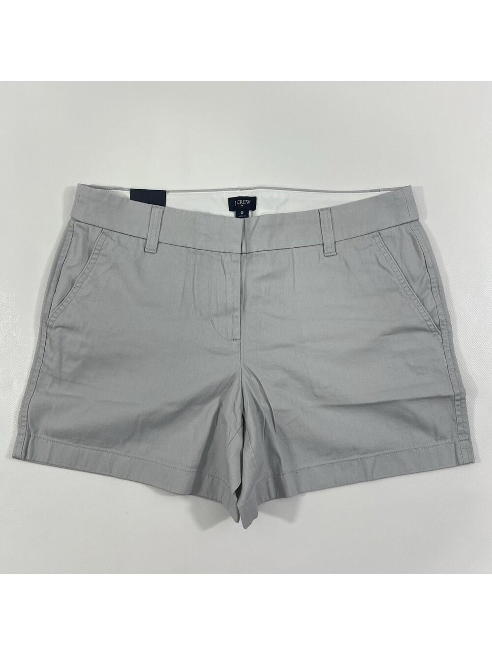 J.Crew 5" classic chino short - Size 8 Oyster Grey